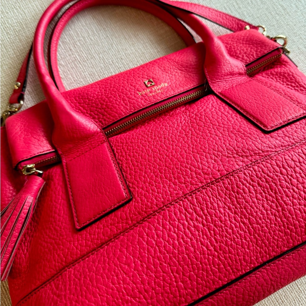 Kate Spade Vibrant Pink Leather Crossbody